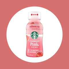 Starbucks Pink Drink Coconutmilk Beverage, Strawberry Acai, 8 fl oz, 12 ct