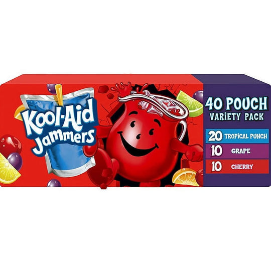 Kool-Aid Jammers, Variety Pack, 6 fl oz, 40 ct