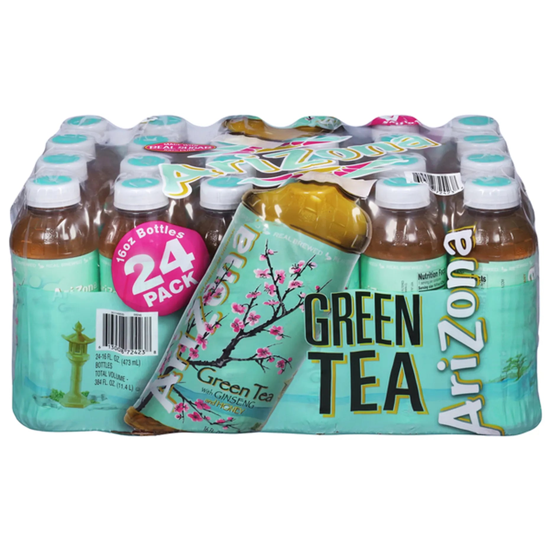 Arizona Green Tea with Ginseng and Honey, 16 fl oz, 24 ct