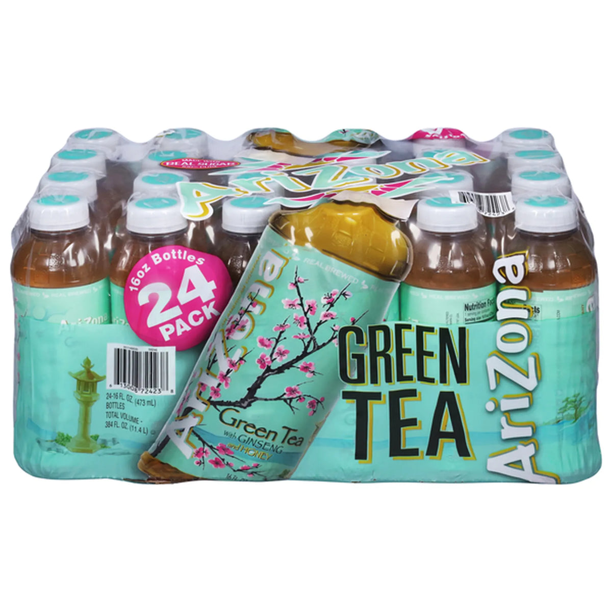 Arizona Green Tea with Ginseng and Honey, 16 fl oz, 24 ct