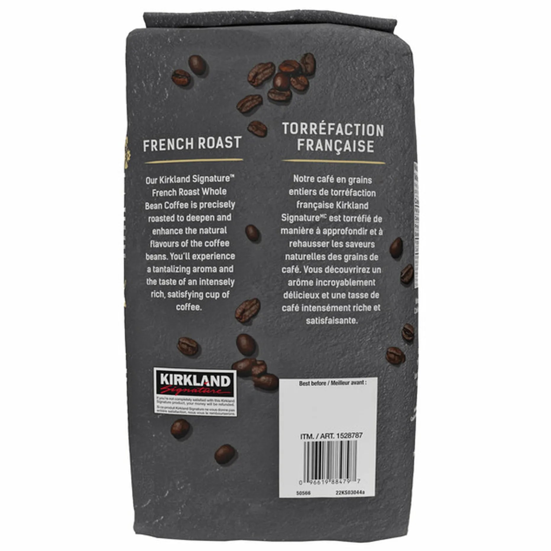 Kirkland Signature Whole Bean Coffee, French Roast, 2.5 lbs