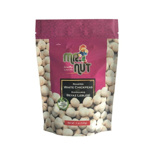Mr. Nut Roasted White Chickpeas (Beyaz Leblebi), 5 oz (142 gr)