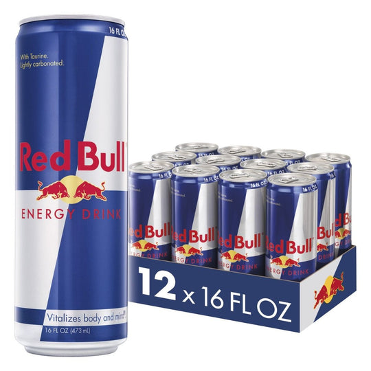 Red Bull Energy Drink, 16 fl oz, 12 ct