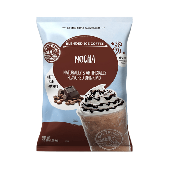 Big Train Blended Ice Coffee Drink Mix, Mocha, 3.5 lbs