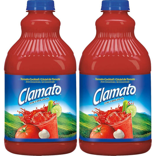 Clamato Tomato Cocktail, Original, 64 fl oz, 2 ct