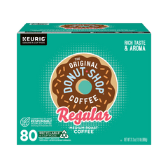 The Original Donut Shop Coffee, Regular, Medium Roast, Keurig K-Cup Pods, 80 ct