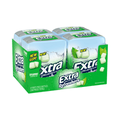 Extra Refreshers Sugar Free Gum, Spearmint, 40 pieces, 4 ct