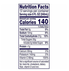 Welch’s 100% Grape Juice Blend, Concord Grape, 96 fl oz, 2 ct