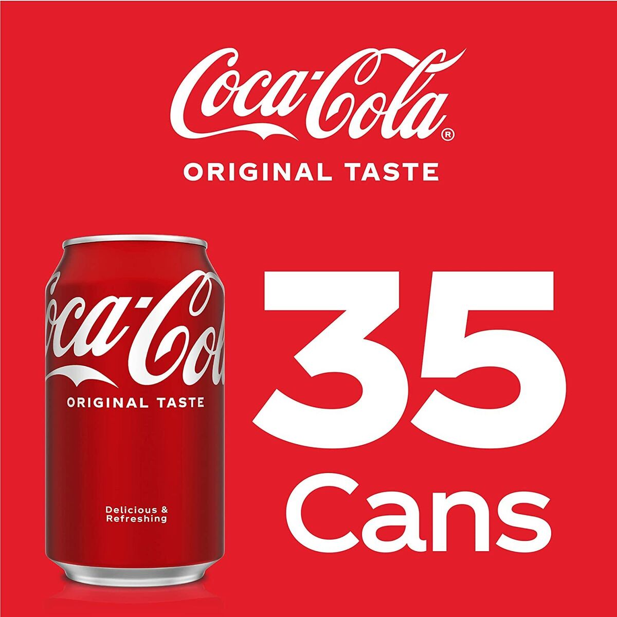 Coca-Cola Original Taste Soda, 12 fl oz, 35 ct