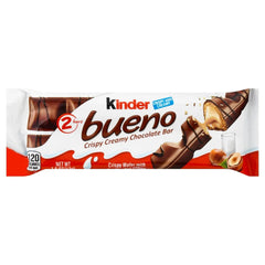 Kinder Bueno Chocolate Bars, 1.5 oz, 20 ct