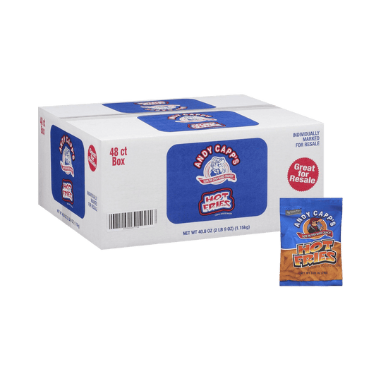 Andy Capp's Hot Fries Club Size 0.85oz - 48 Count