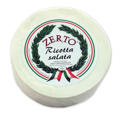 Zerto Ricotta Salata Sheep's Milk Cheese Approximately 7.2Lbs - 7.8Lbs