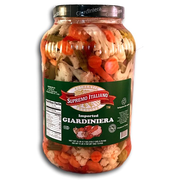 Supremo Italiano Imported Giardiniera 1 Gallon